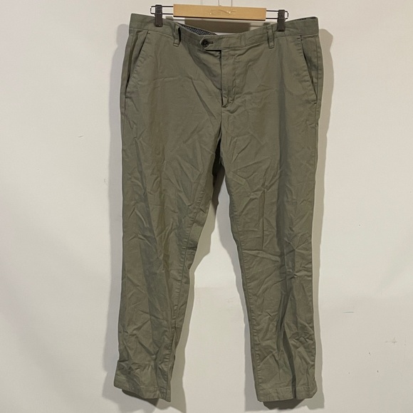 Ted baker London Men's Olive Green Pants - Picture 1 of 3